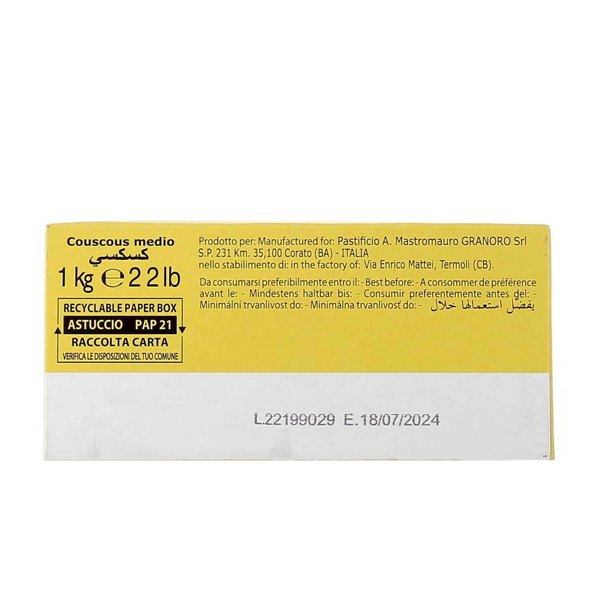 Granoro Couscous 1 kg — immagine 3