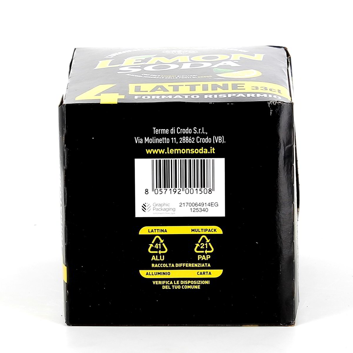 Lemonsoda Lattina 4x33 cl — immagine 3