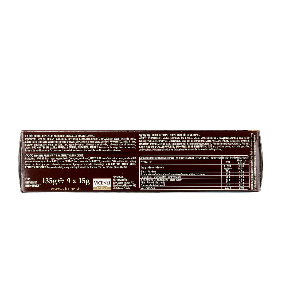 Grisbì Nocciola 135 g — immagine 3