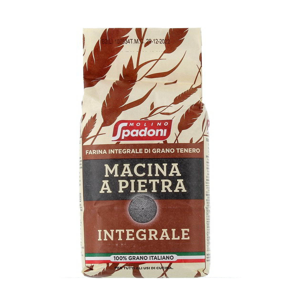 Molino Spadoni Farina Integrale Macinata A Pietra 1 kg