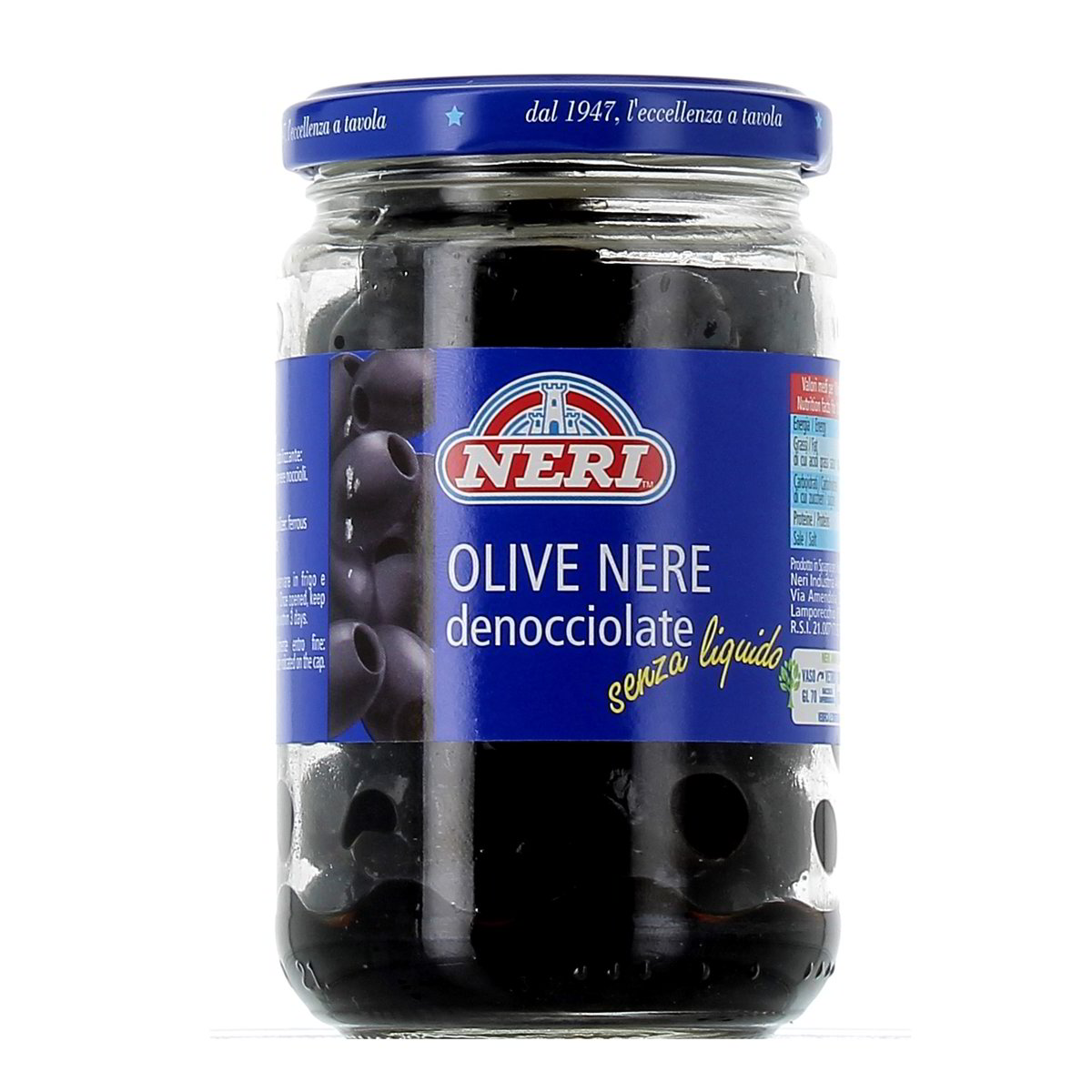 Neri Olive Nere Denocciolate 125 g
