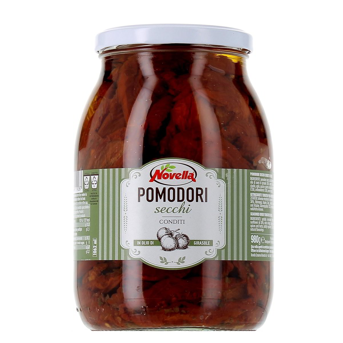 Novella Pomodori Secchi Conditi 980 g - sgocciolato 600 g