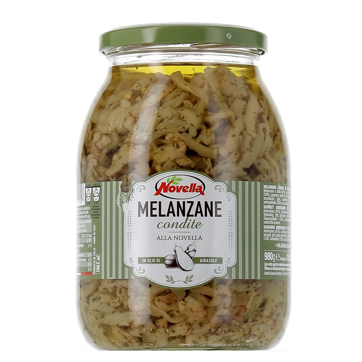 Novella Melanzane Condite 980 g - sgocciolato 600 g