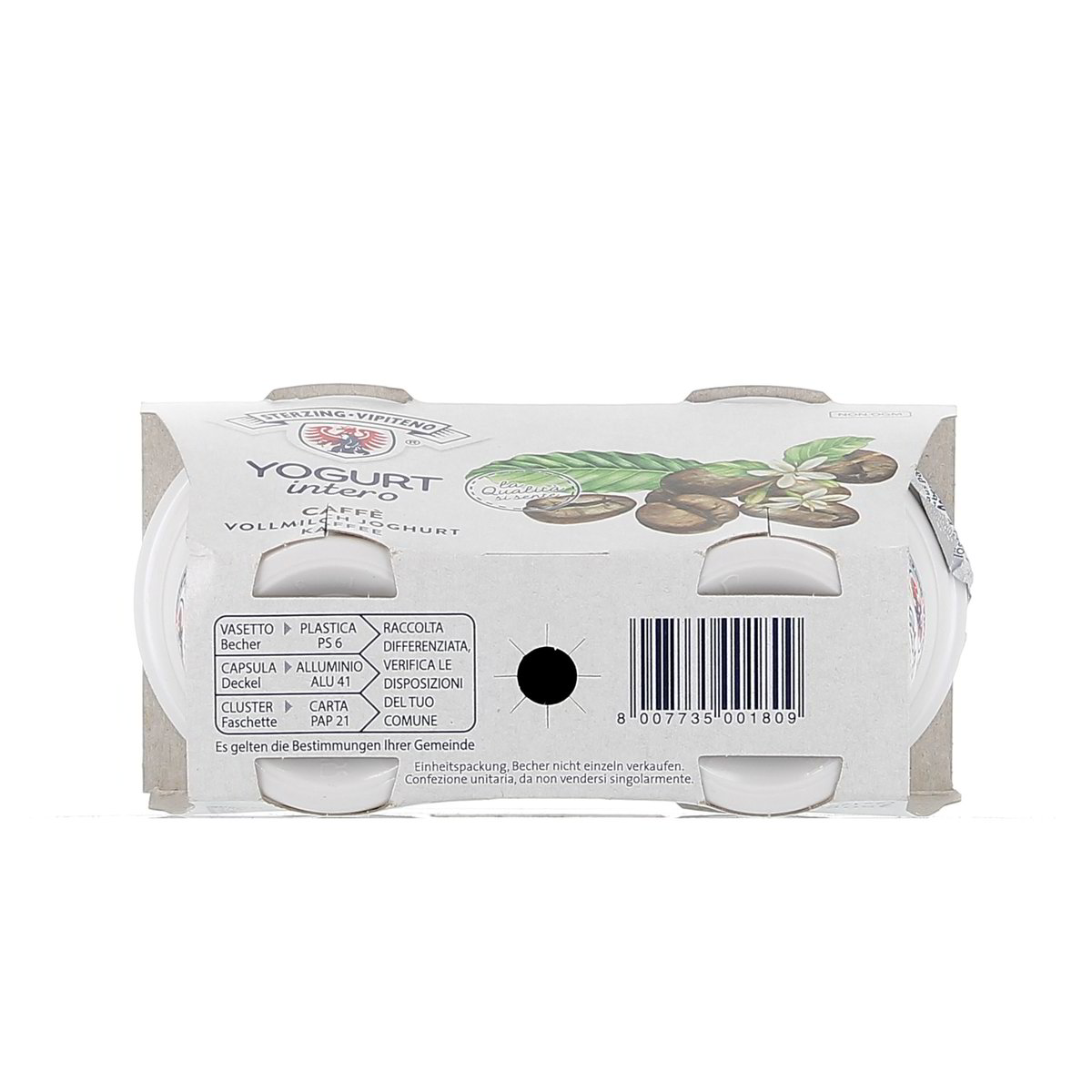 Sterzing Vipiteno Yogurt Intero Al Caffè 2x125 g — immagine 3