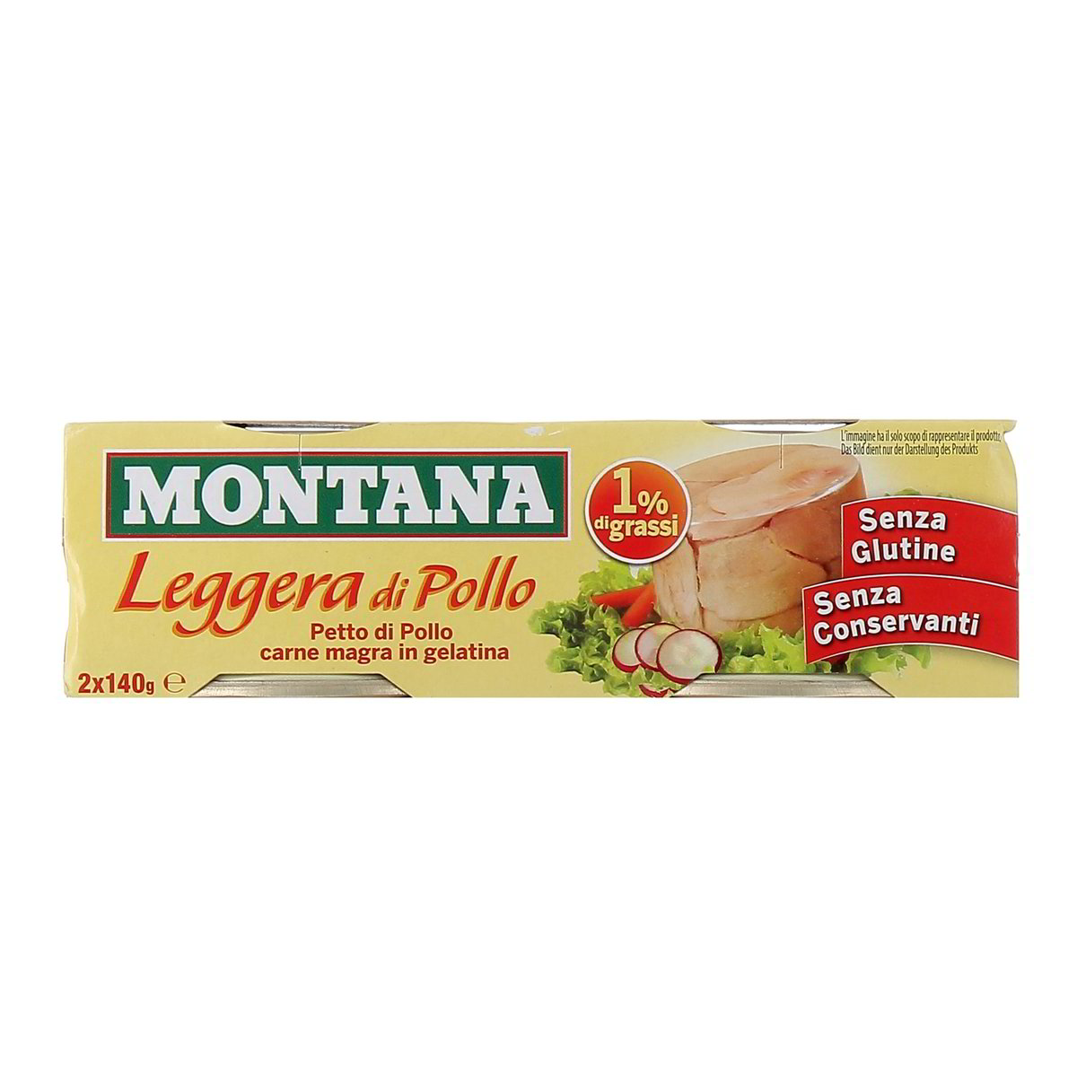 Montana Leggera Di Pollo 2x140 g