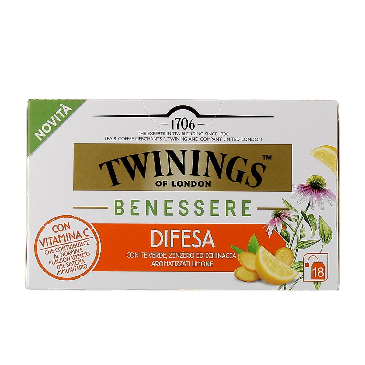 Twinings Infuso Benessere Difesa 18 Filtri 36 g