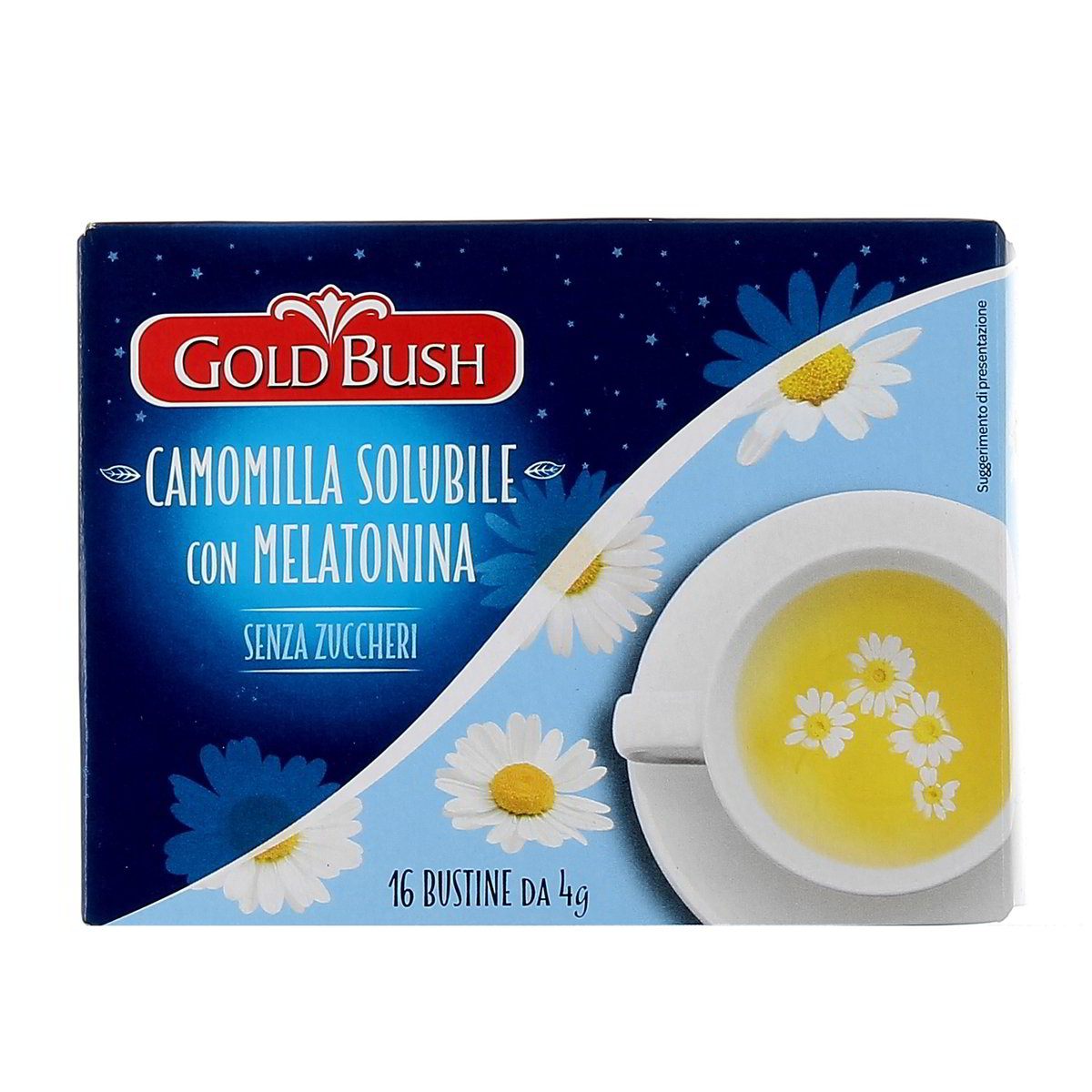 Gold Bush Camomilla Solubile Con Melatonina 16 Bustine 64 g
