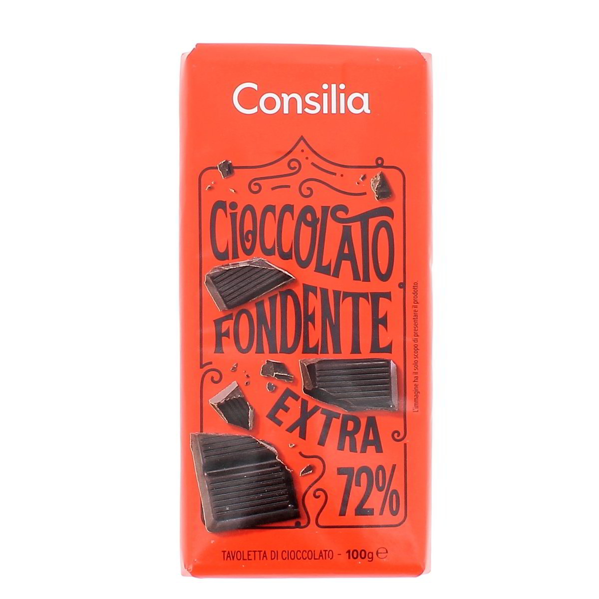 Consilia Cioccolato Fondente Extra 72% 100 g