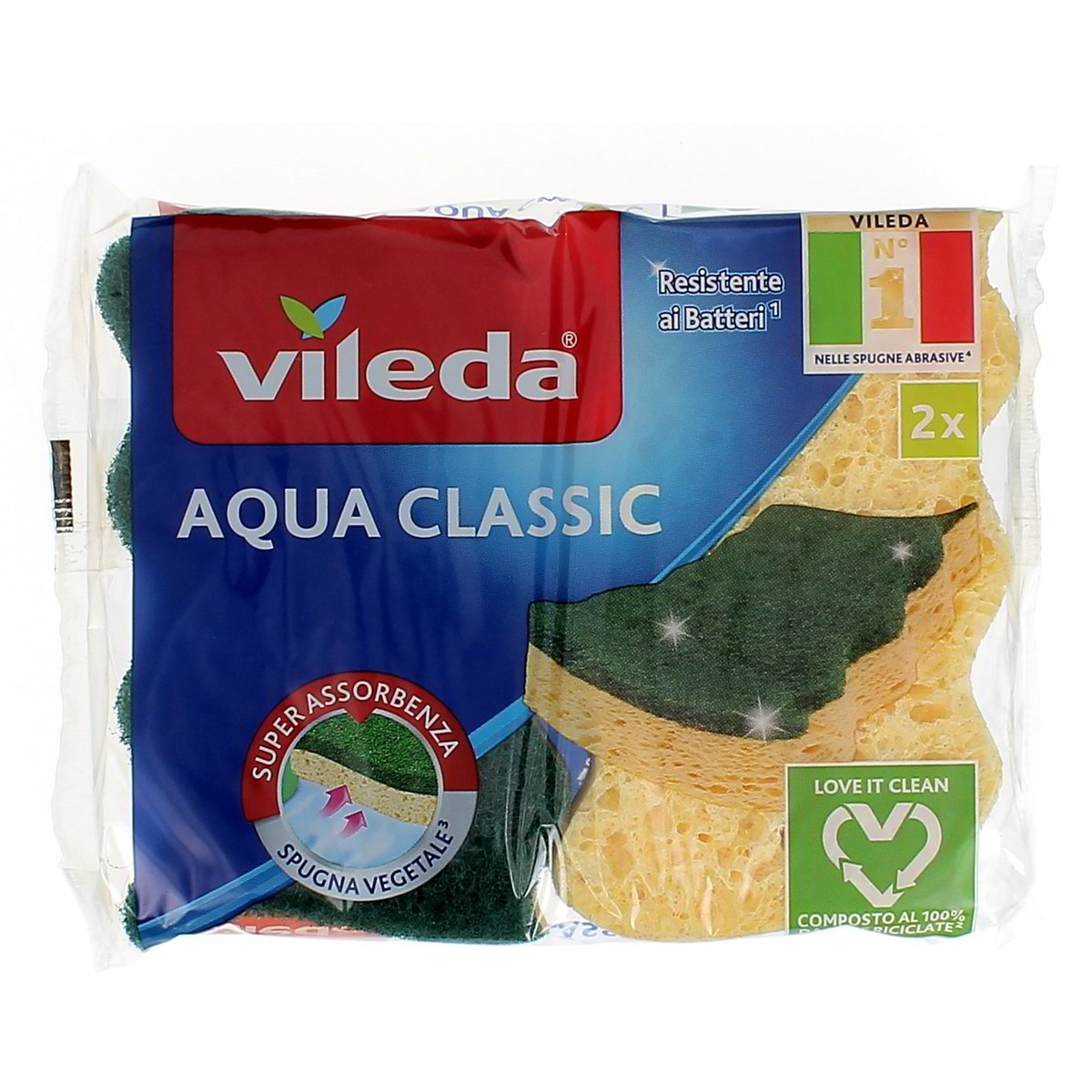 Vileda Spugna Aqua 2 pezzi