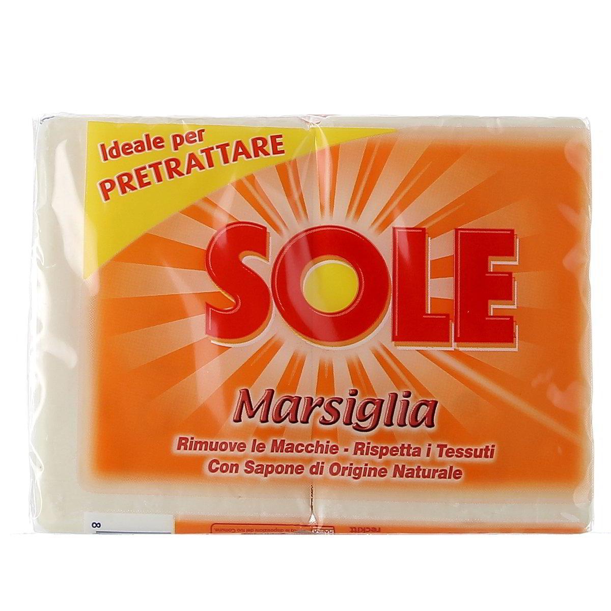 Sole Sapone Marsiglia 2 pezzi - 500 g totali