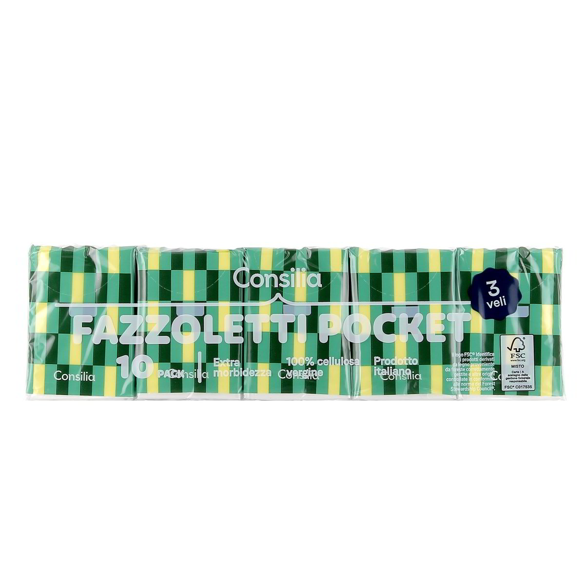 Consilia Fazzoletti Pocket 3 Veli 10 pezzi