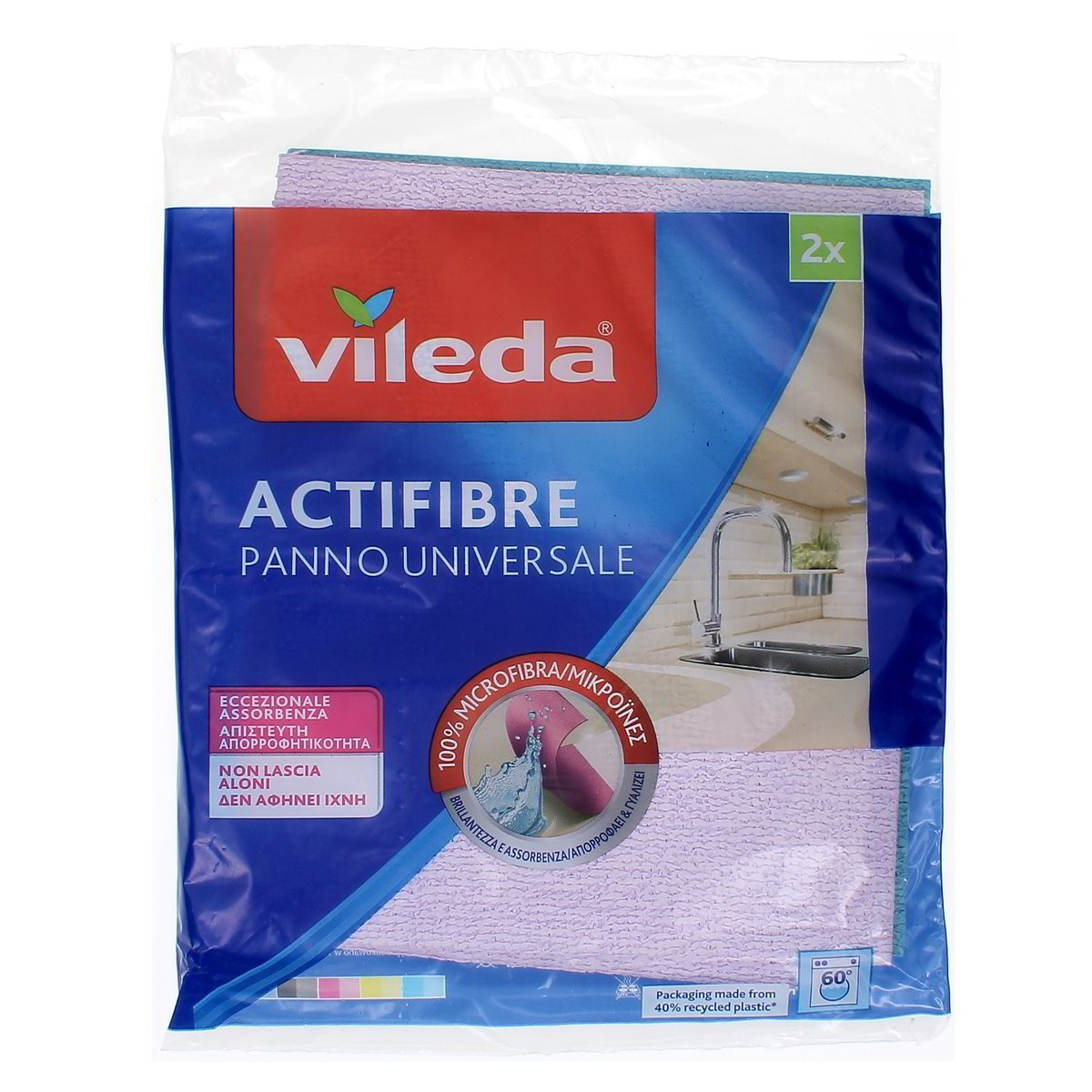 Vileda Panno Actifibre 2 pezzi