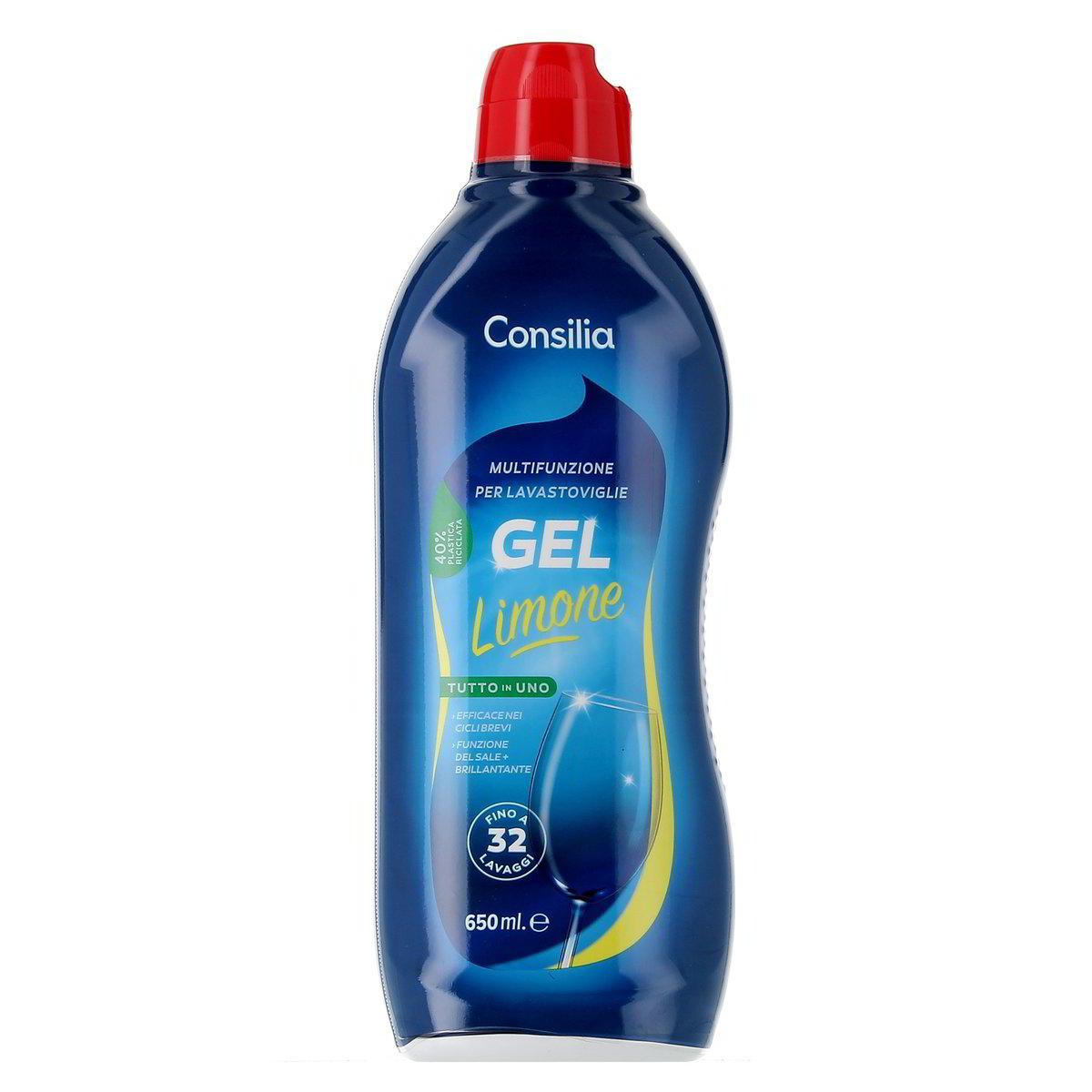 Consilia Gel Multifunzione Lavastoviglie Profumo Limone 650 ml