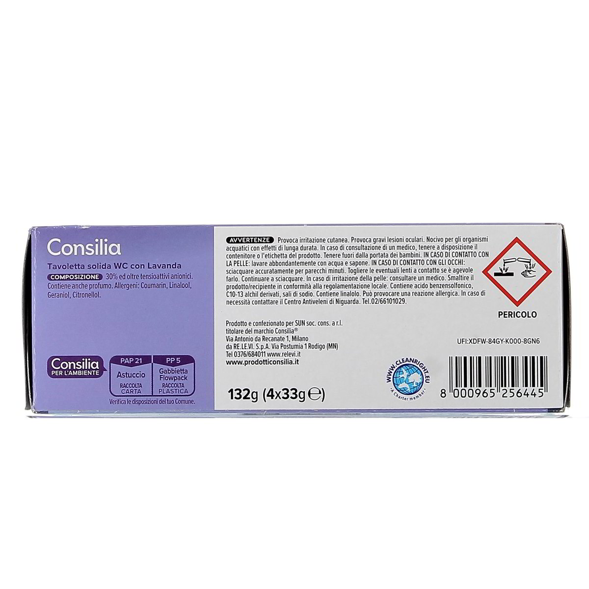 Consilia Tavolette Wc Lavanda 4x33 g — immagine 3