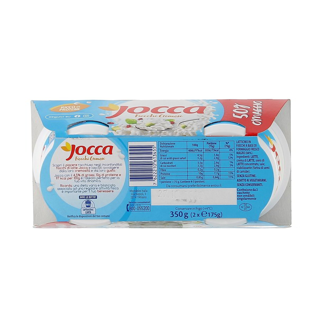 Jocca Fiocchi Di Latte 2x175 g — immagine 3