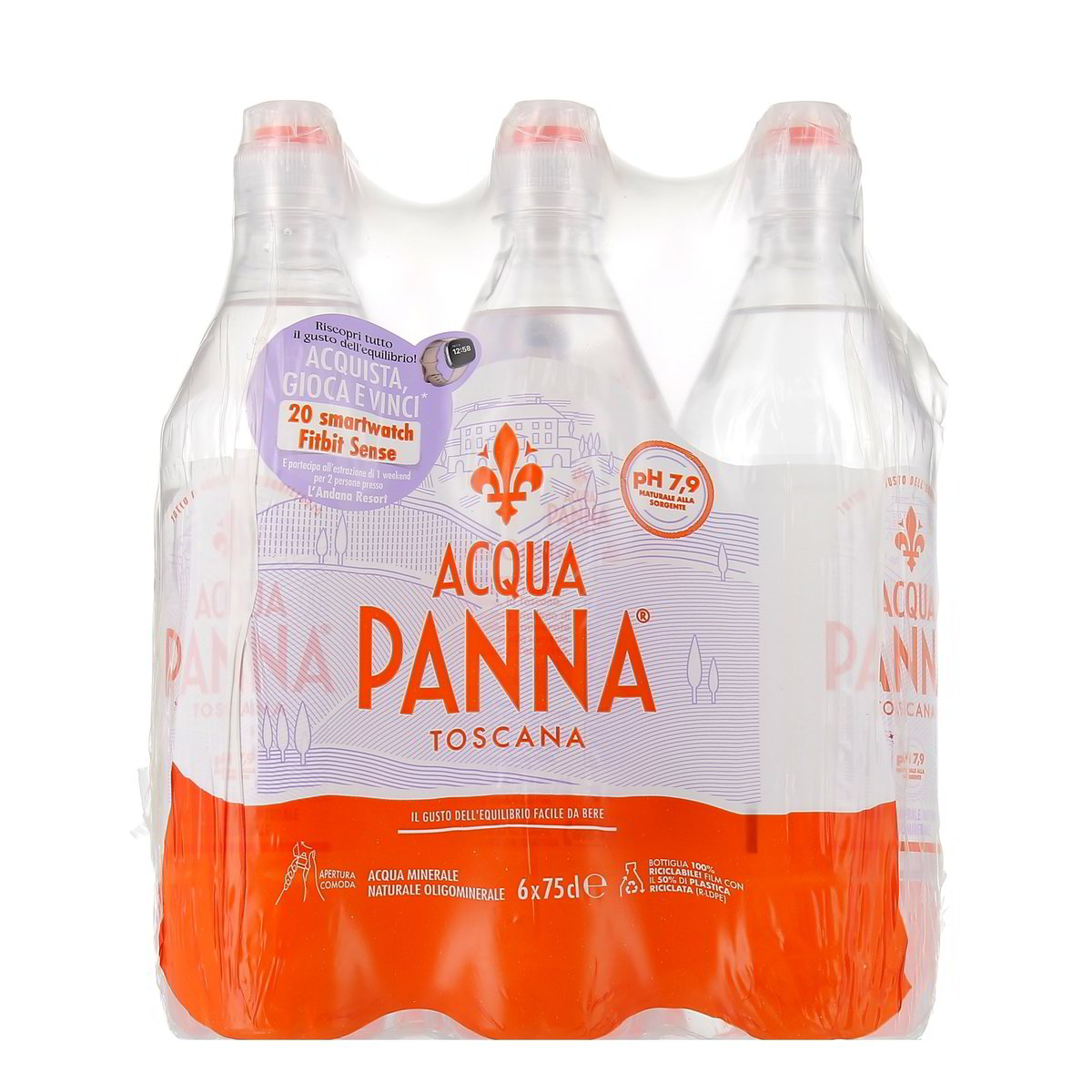 Acqua Panna Acqua Oligominerale Naturale 6 bottiglie PICCOLE da 750 ml