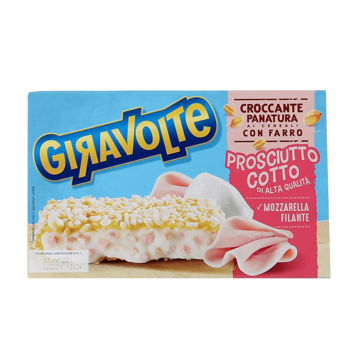 Giravolte Crocca & Fila Prosciutto Cotto Mozzarella Filante 170 g
