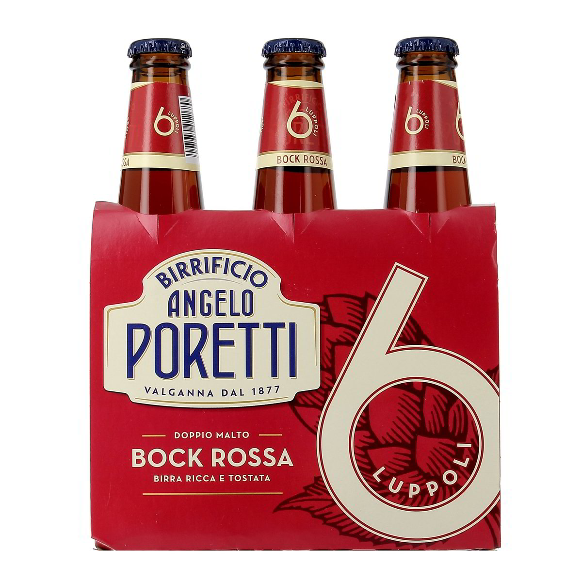 Angelo Poretti Birra 6 Luppoli Bock Rossa 3x33 cl