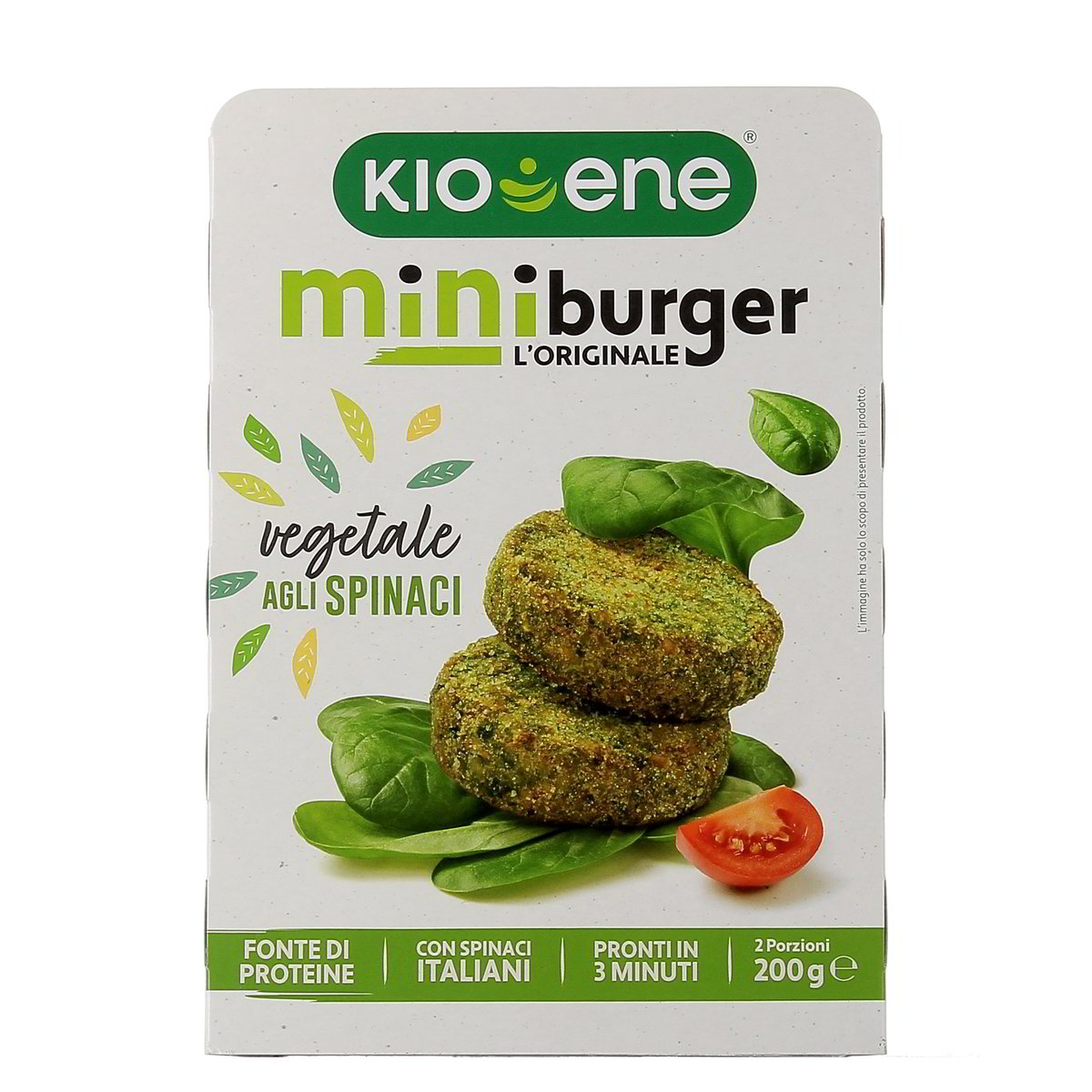 Kioene Mini Burger Vegetale Agli Spinaci 200 g