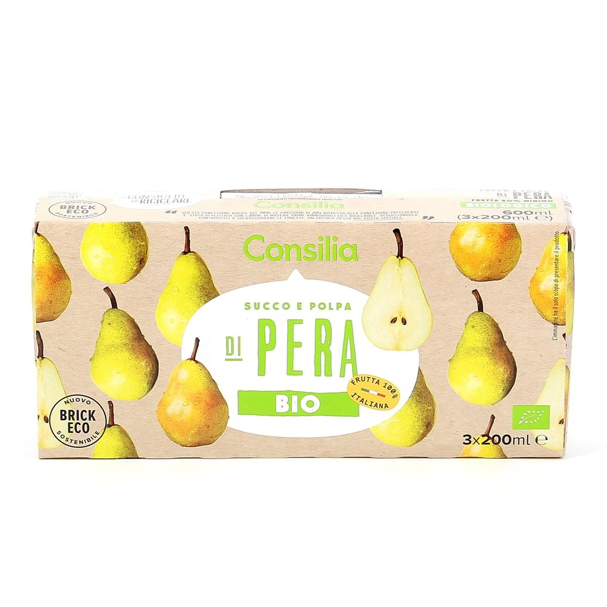 Consilia Succo E Polpa Di Pera Bio 3x20 cl