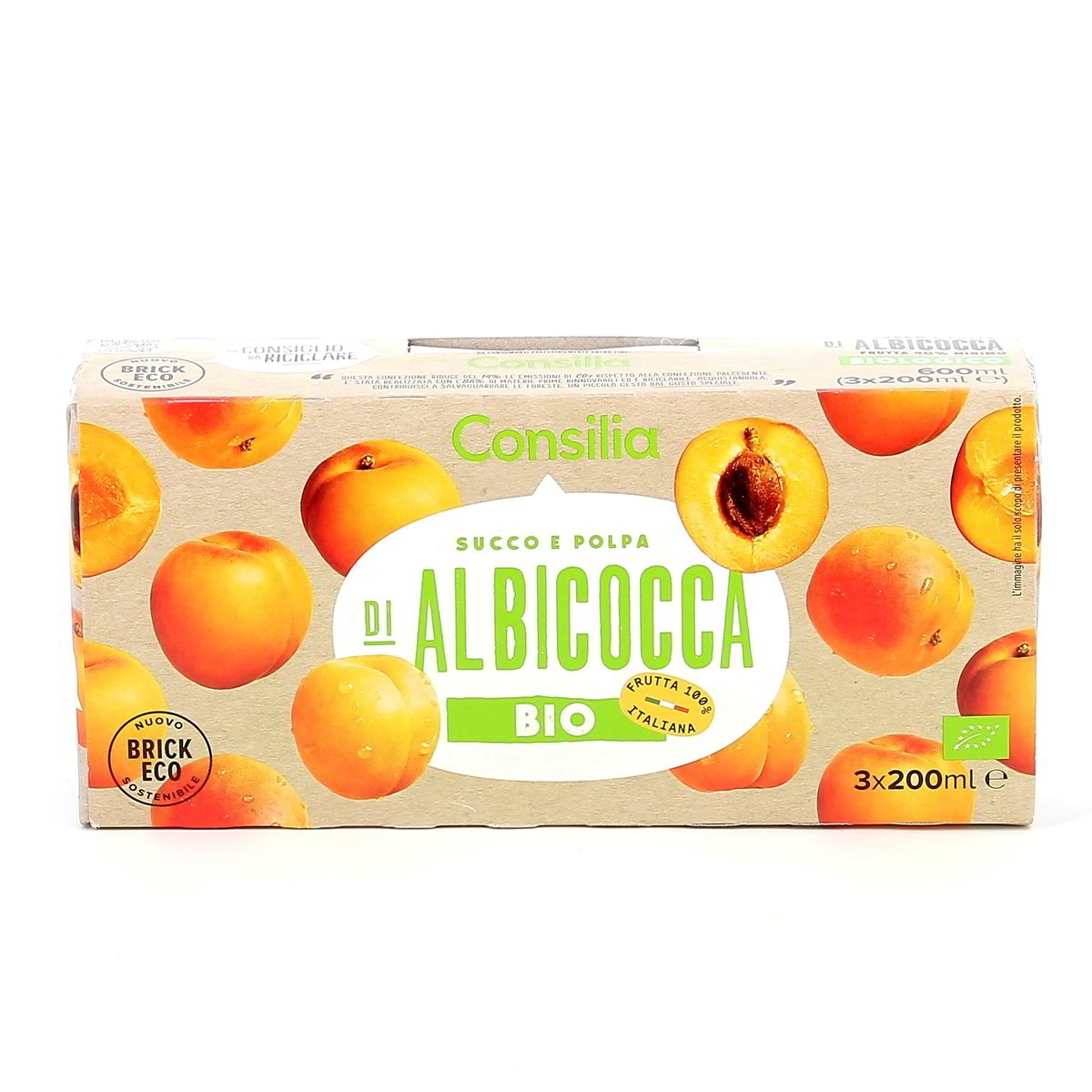 Consilia Succo E Polpa Di Albicocca Bio 3x20 cl