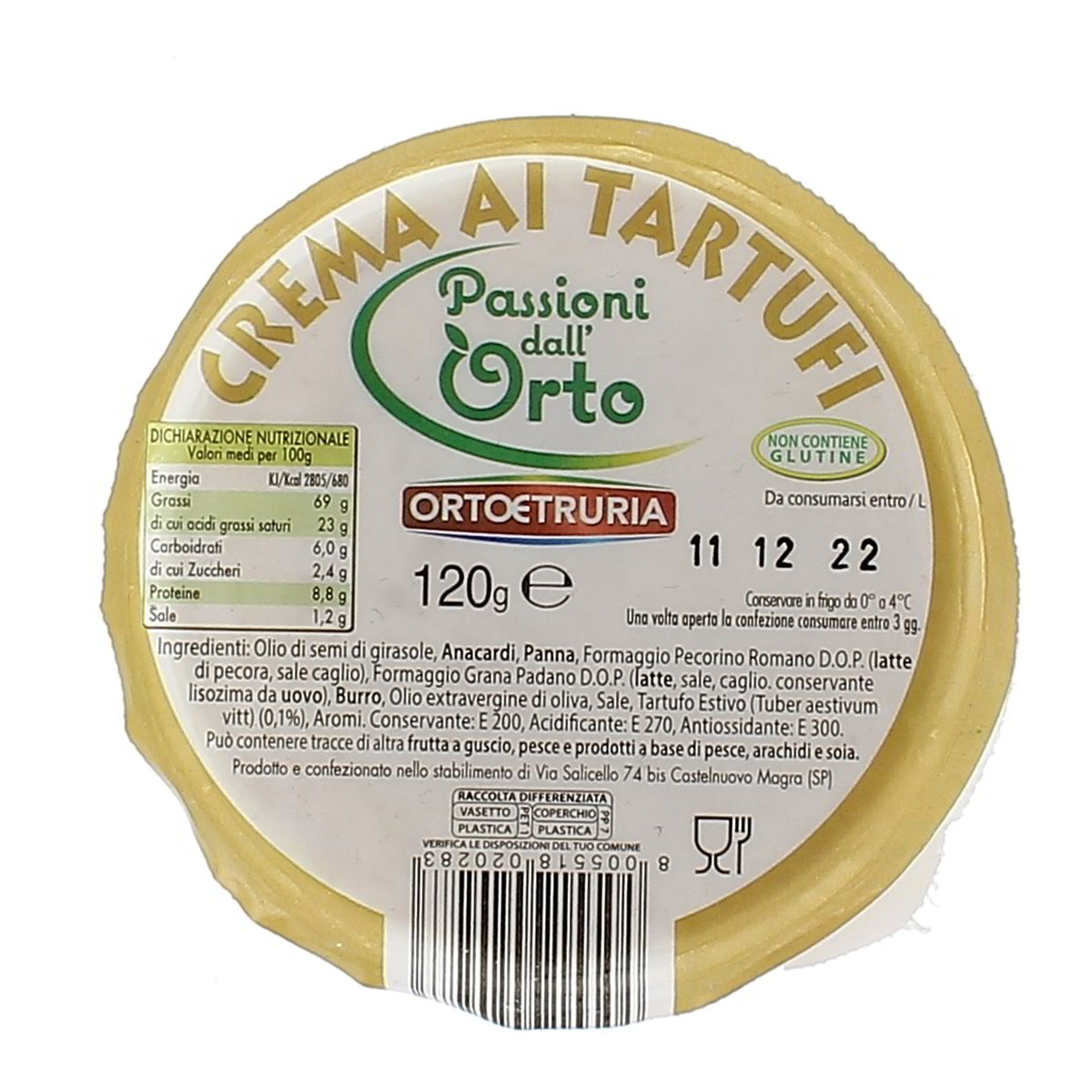 Orto Etruria Crema Ai Tartufi 120 g