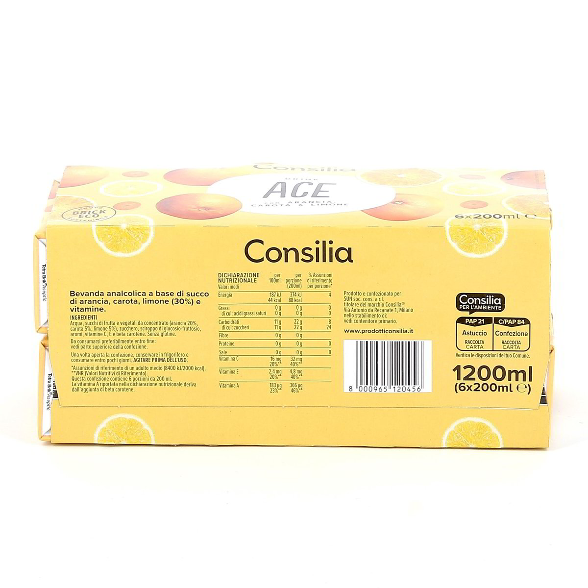 Consilia Succo Ace 6x20 cl — immagine 3