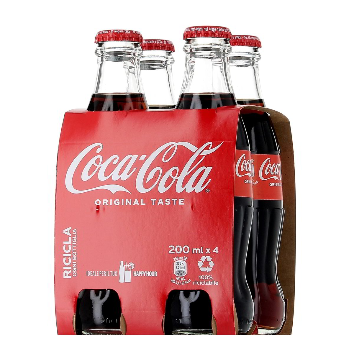 Coca-Cola Original Vetro 4x20 cl