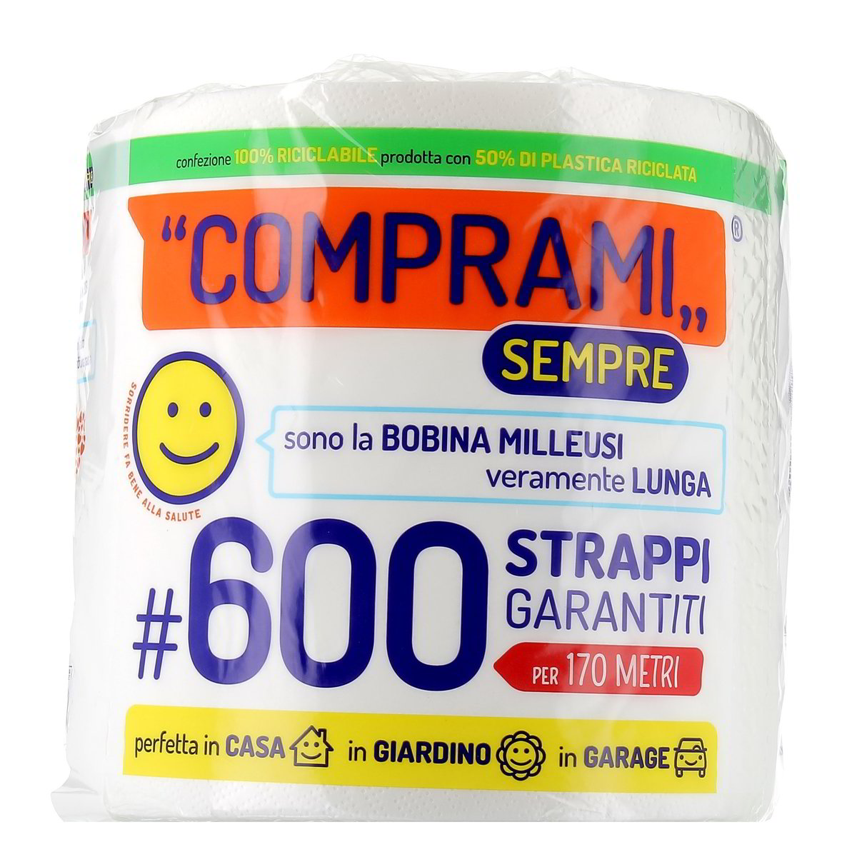 Perla Bobina Comprami 600 Strappi 1 rotolo