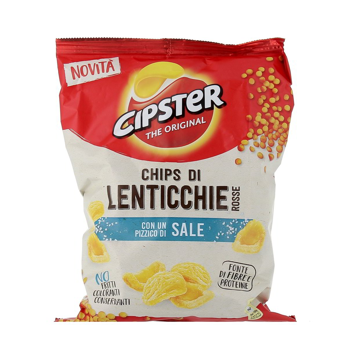 Cipster Chips Di Lenticchie Rosse 80 g