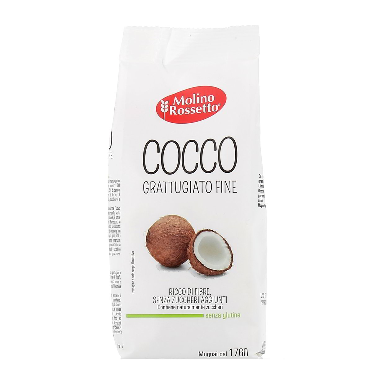 Molino Rossetto Cocco Grattugiato Fine 200 g