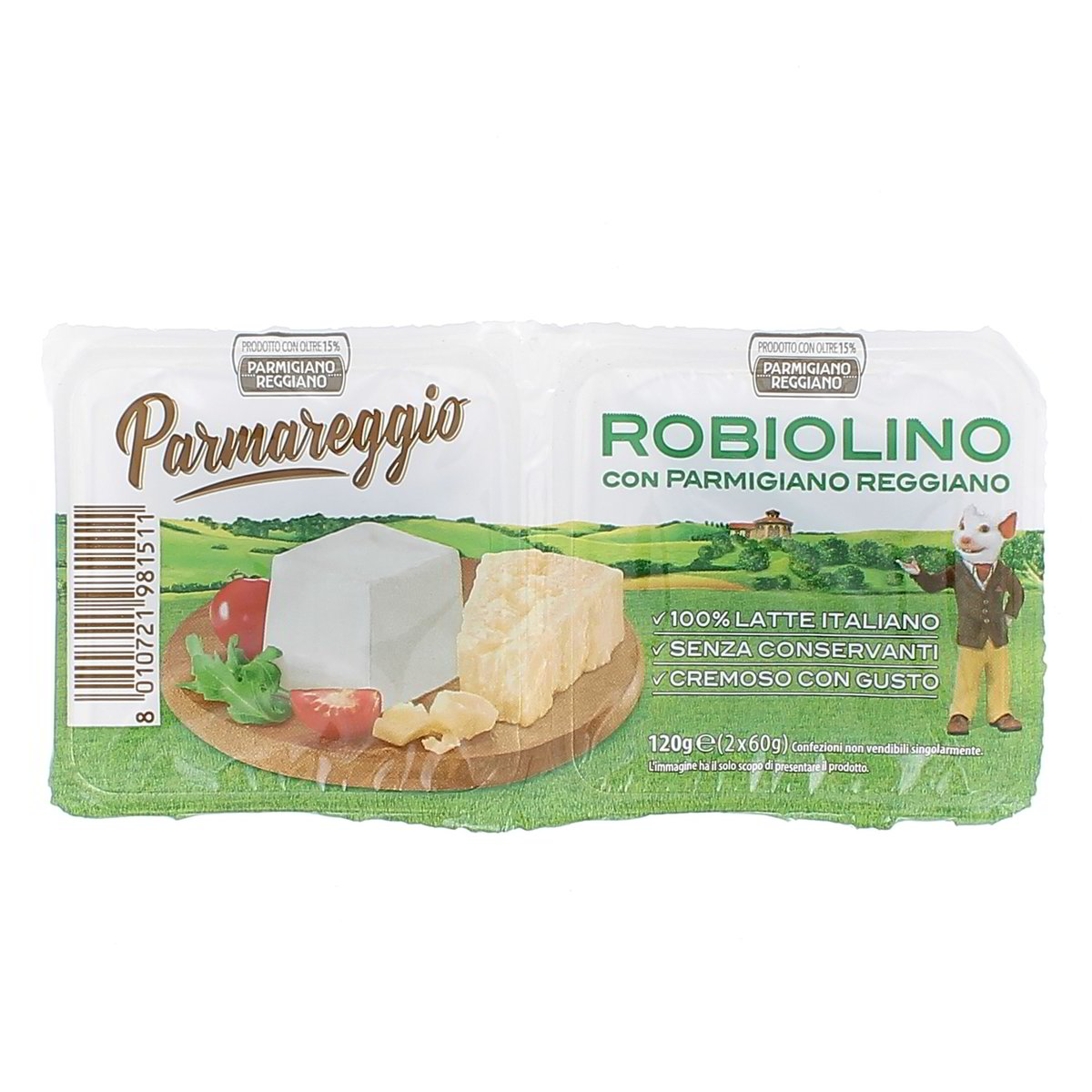 Parmareggio Robiolino Con Parmigiano Reggiano 2x60 g