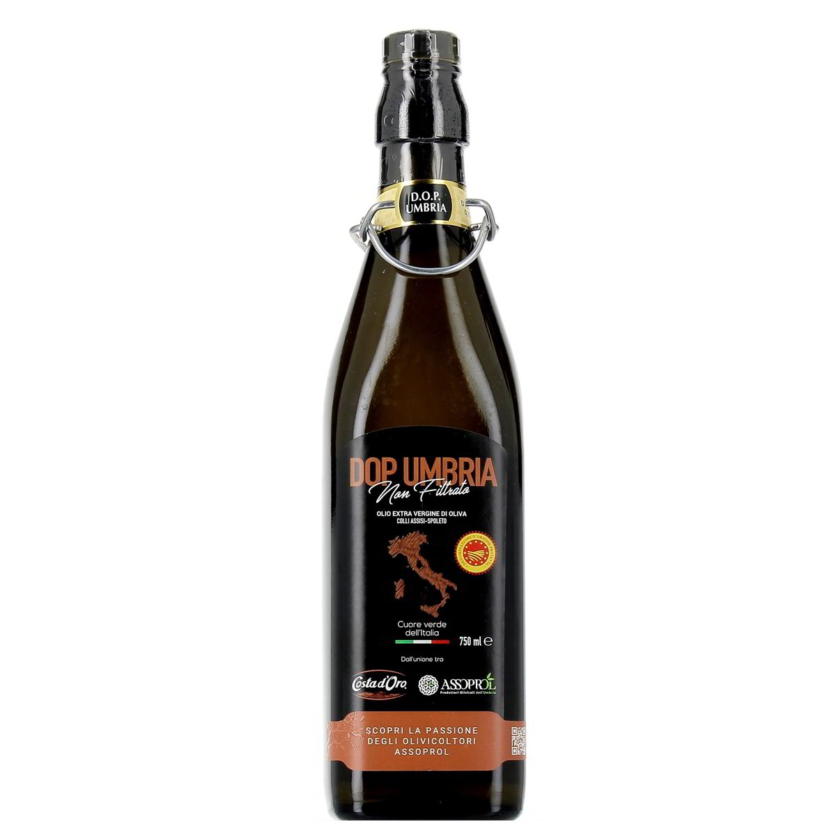 Costa D'Oro Assoprol Olio Extra Vergine Di Oliva Non Filtrato Umbria Dop 750 ml