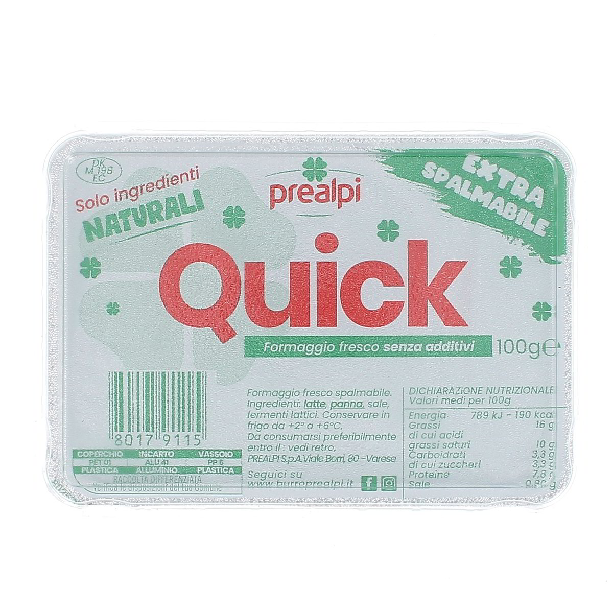 Prealpi Quick Formaggio Fresco 100 g