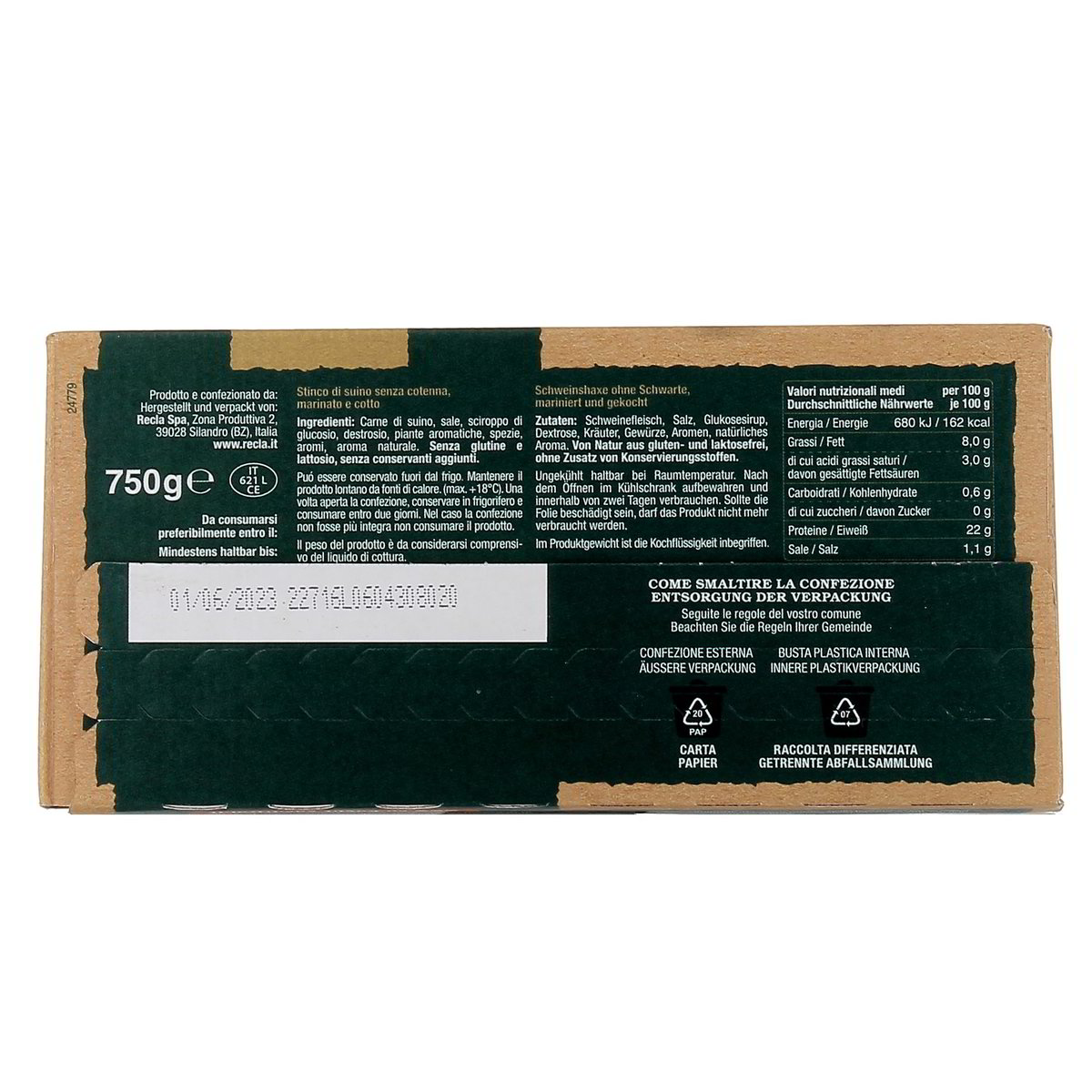 Recla Stinco Gourmet 750 g — immagine 3