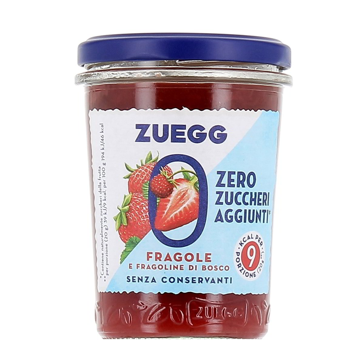 Zuegg Confettura 0 Zuccheri Aggiunti Fragole E Fragoline Di Bosco 220 g