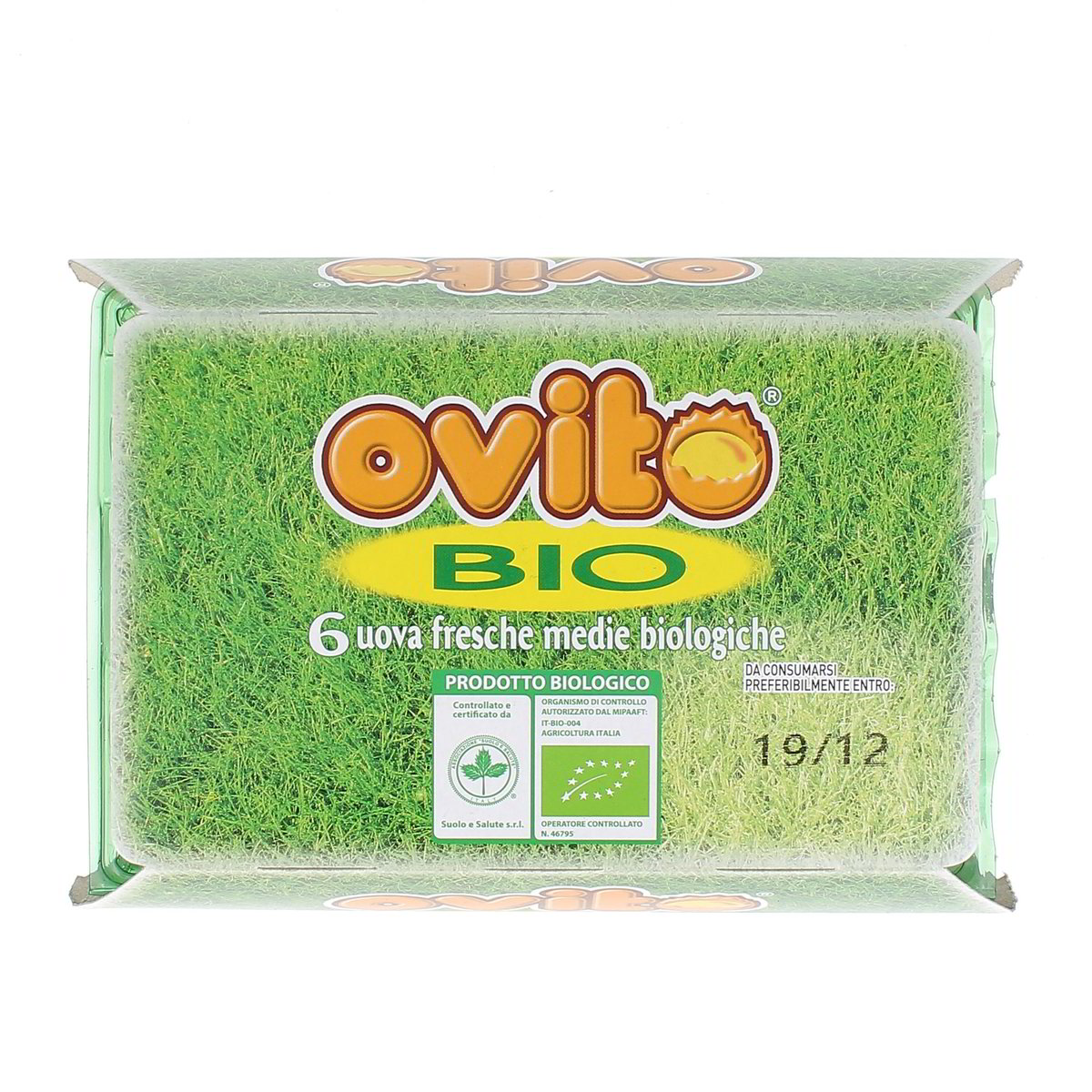 Ovito Uova Biologiche 6 uova medie