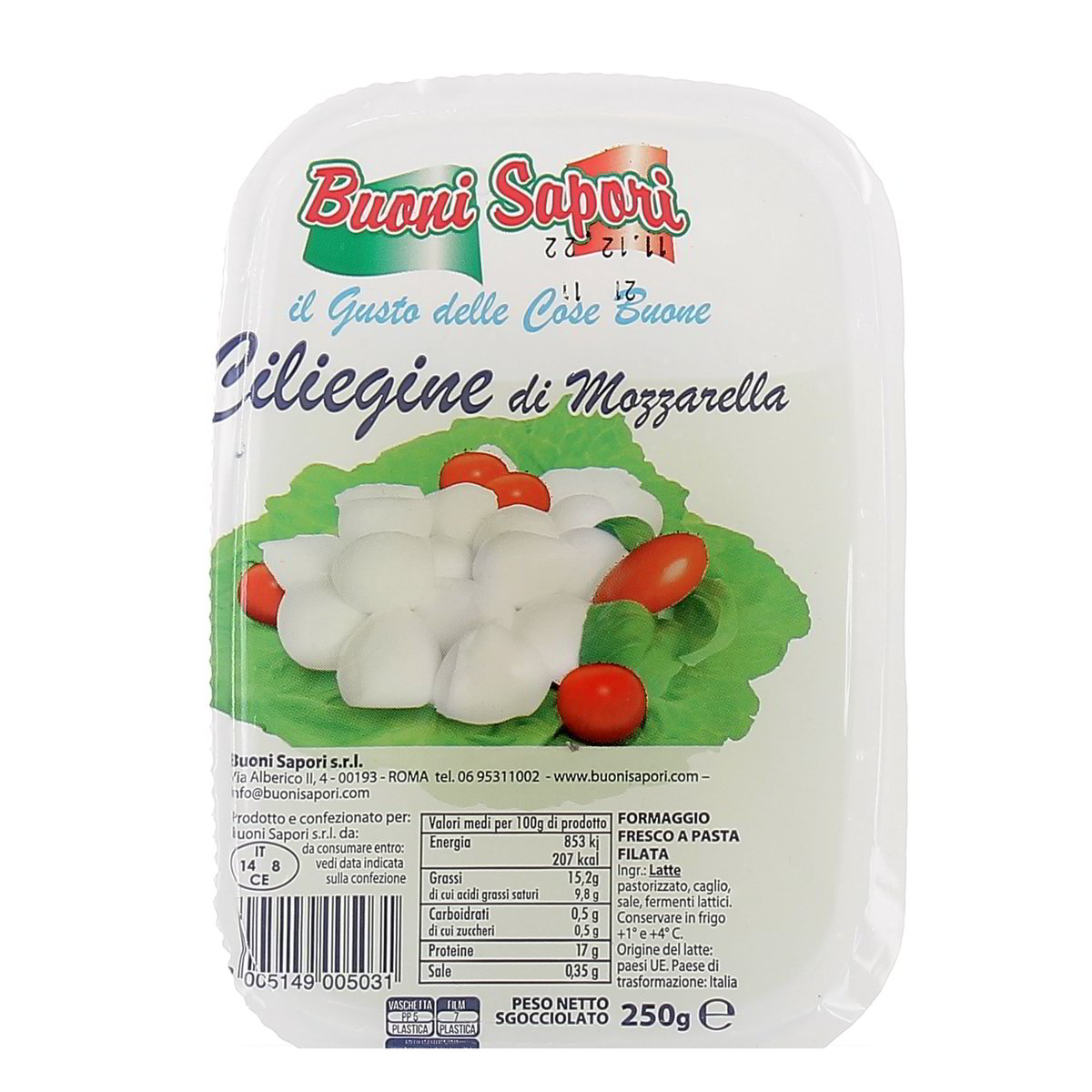 Buoni Sapori Ciliegine Di Mozzarella 250 g