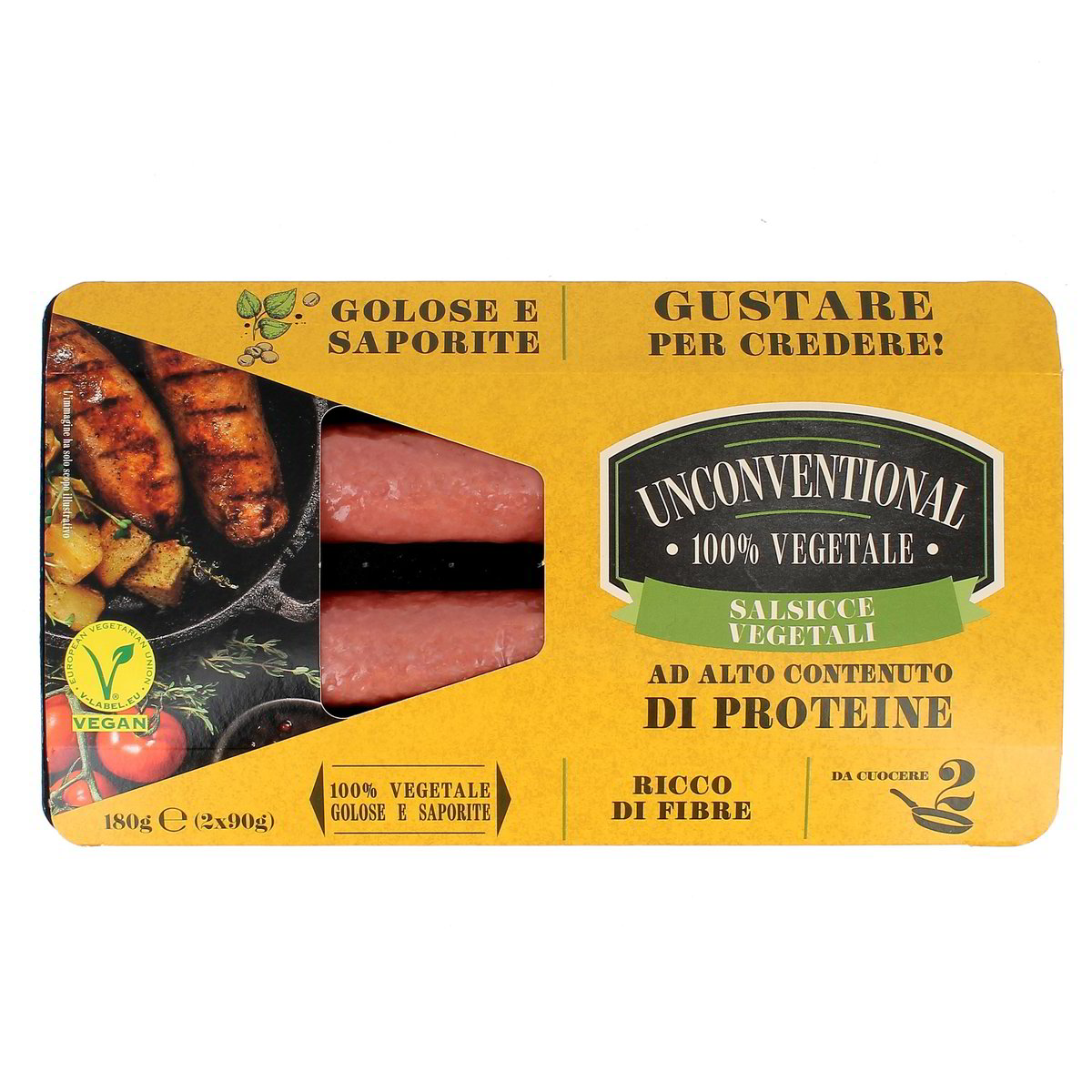 Unconventional Salsicce Vegetali 2x90 g