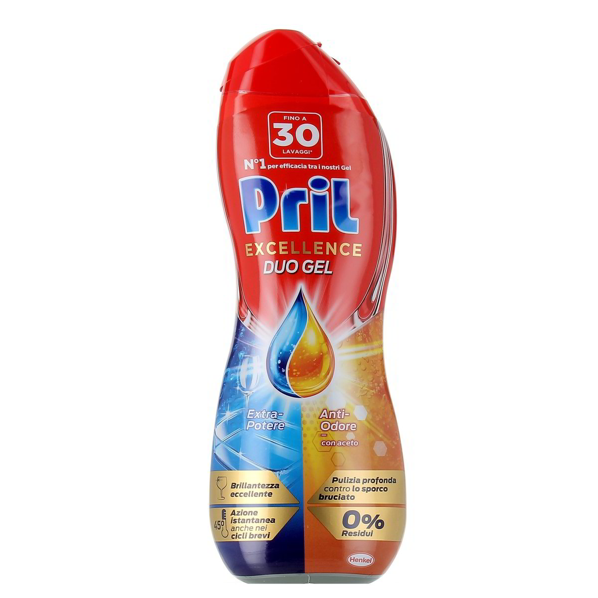 Pril Excellence Duo Gel Anti Odore Con Aceto 540 ml