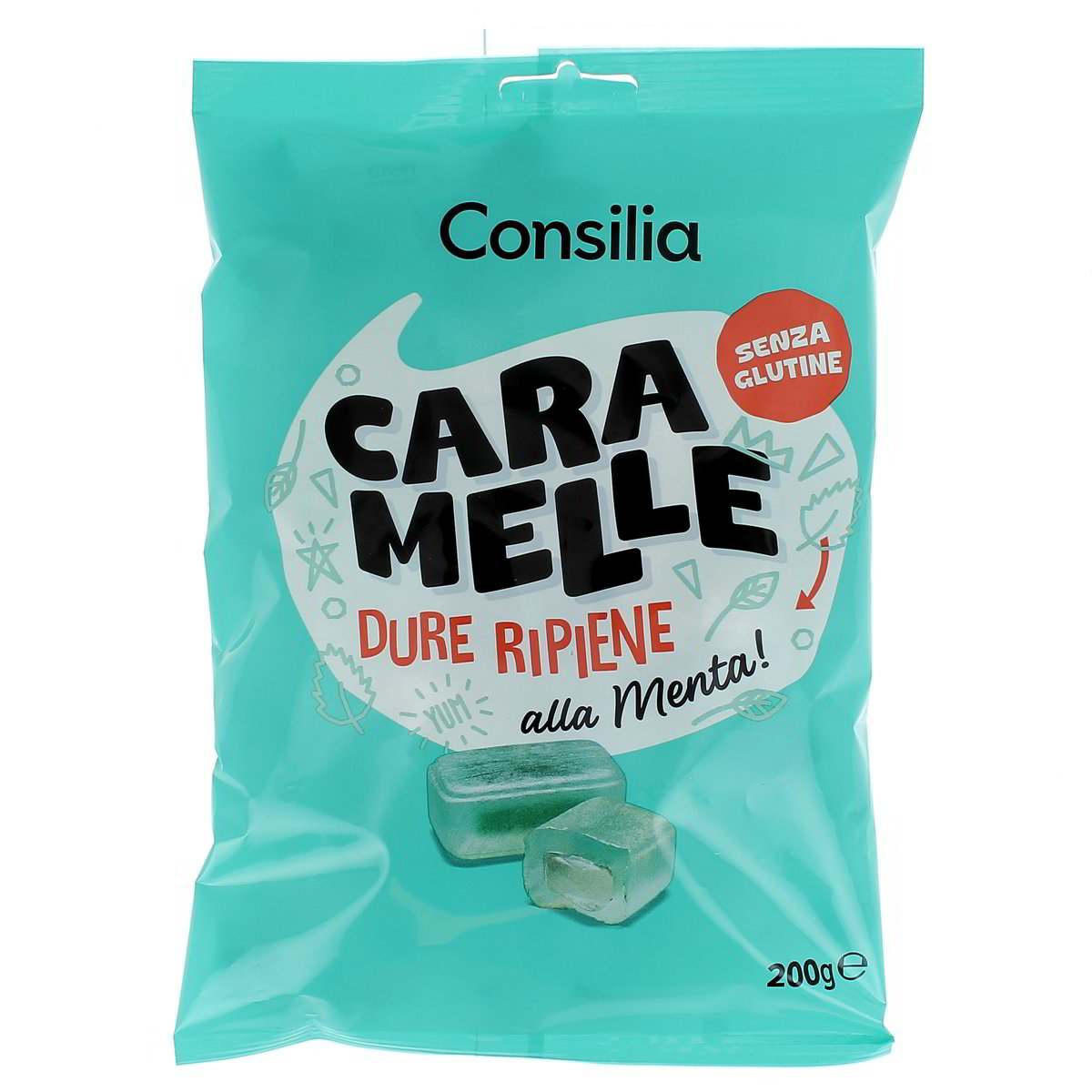 Consilia Caramelle Dure Ripiene Alla Menta 200 g