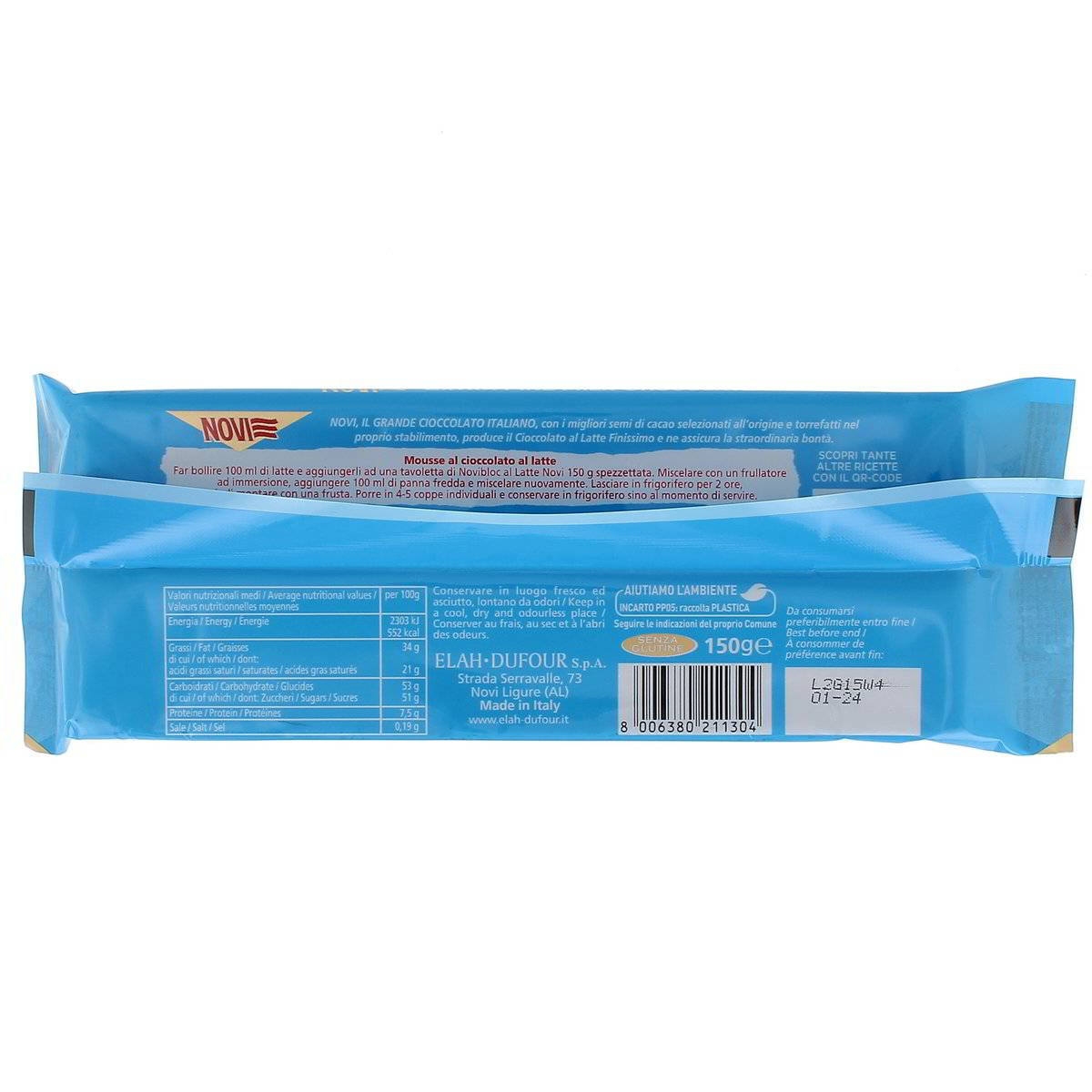 Novi Novibloc Latte 150 g — immagine 3