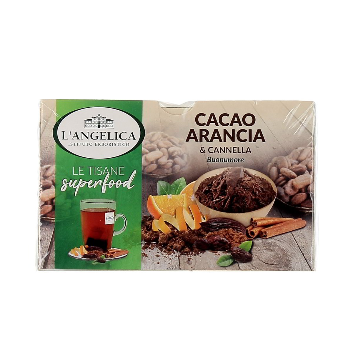 L'Angelica Tisana Cacao Arancia E Canella 18 Filtri 39,6 g
