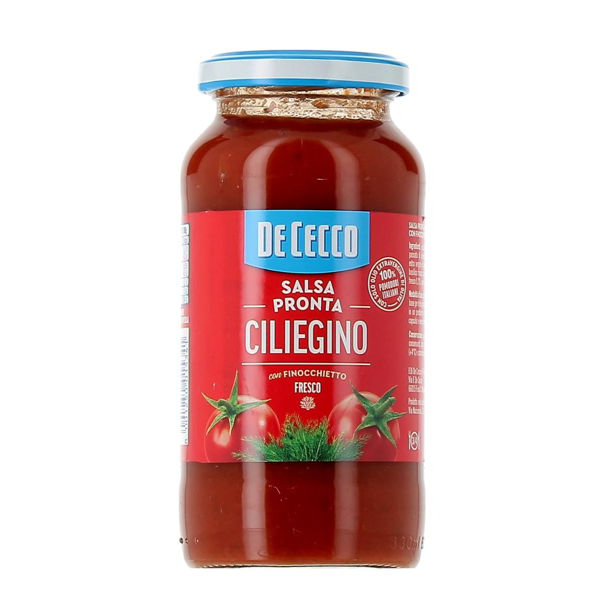 DE Cecco Salsa Pronta Ciliegino Con Finocchietto Fresco 300 g