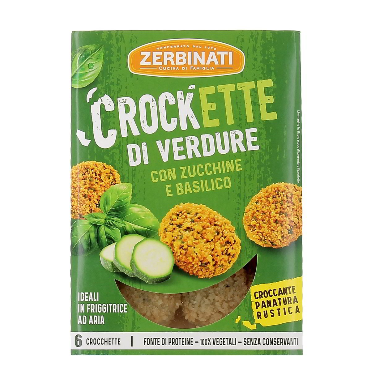 Zerbinati Crochette Di Verdure Con Zucchine E Basilico 160 g