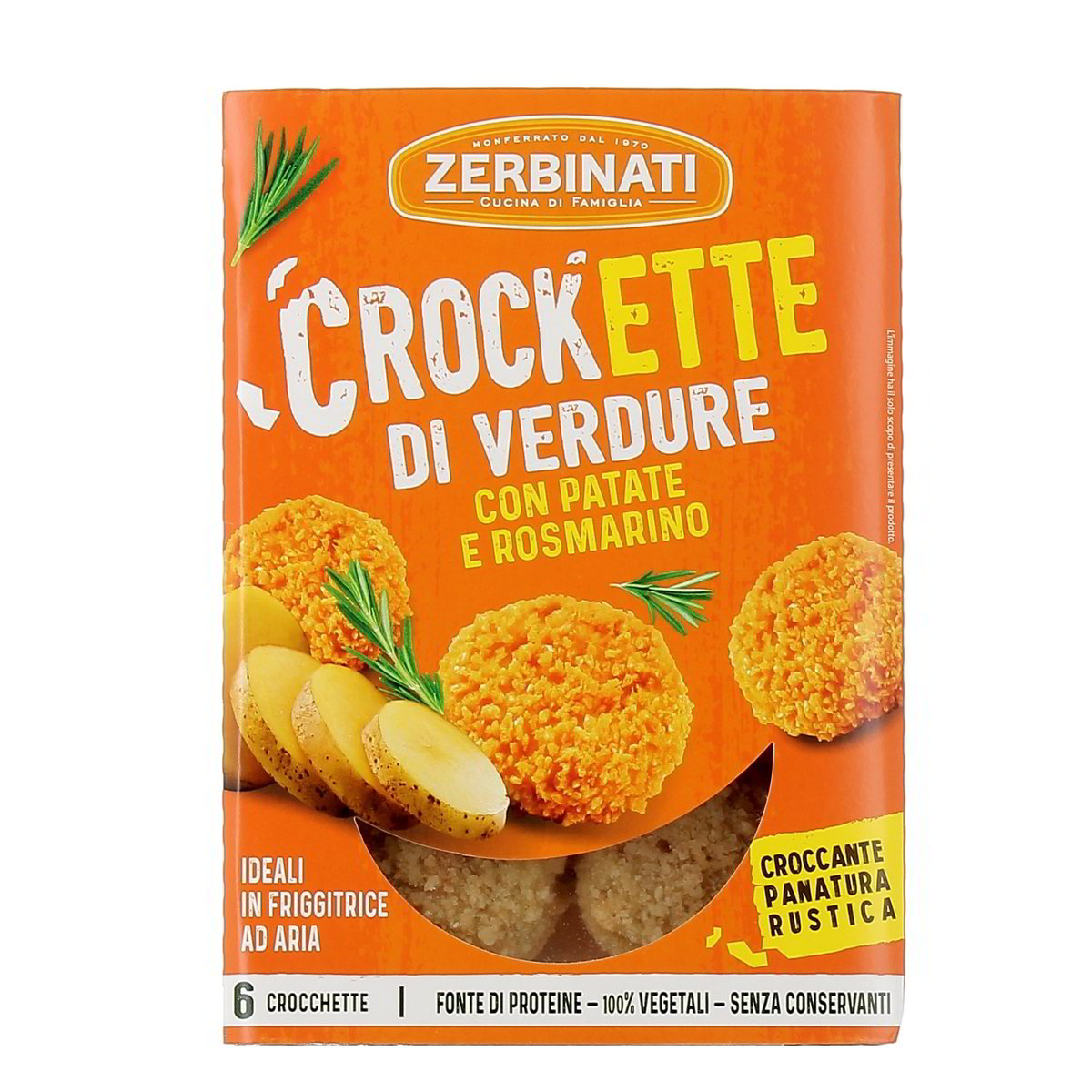 Zerbinati Crockette Di Verdure Con Patate E Rosmarino 160 g