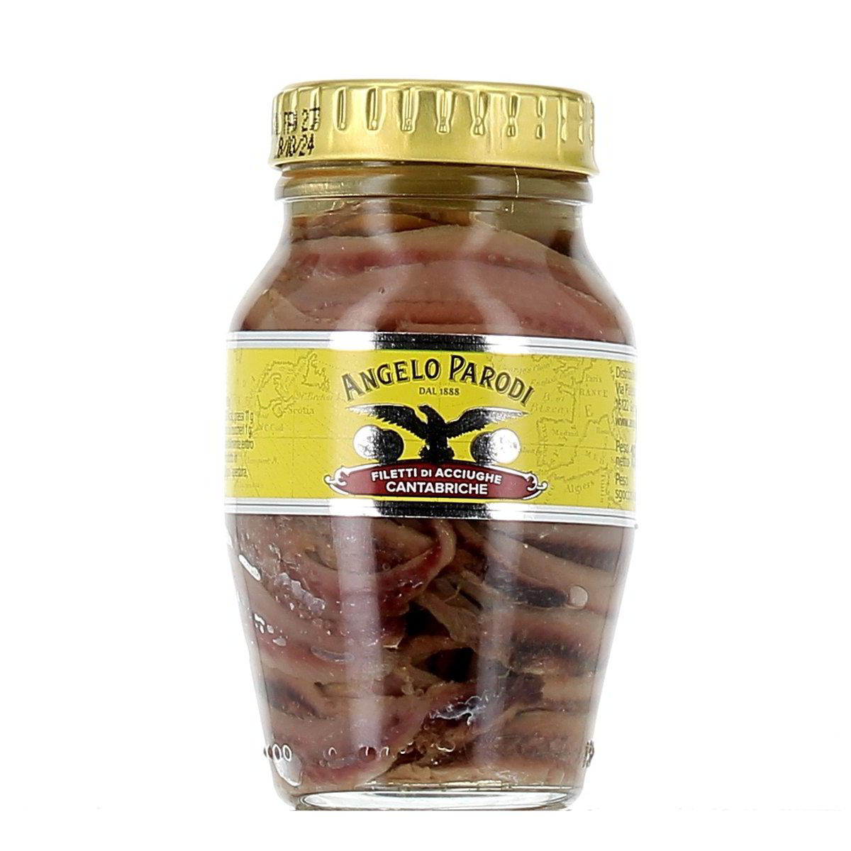 Angelo Parodi Filetti Di Acciughe Cantabriche 150 g - sgocciolato 85 g