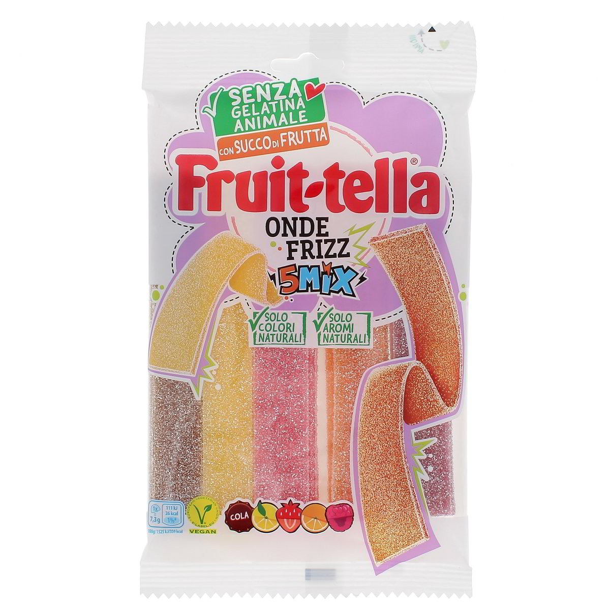 Fruit-Tella Onde Frizz 5 Mix 145 g