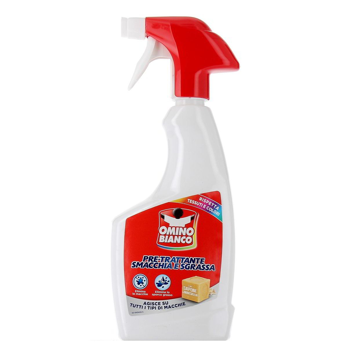 Omino Bianco Pre-Trattante Smacchia E Sgrassa 500 ml