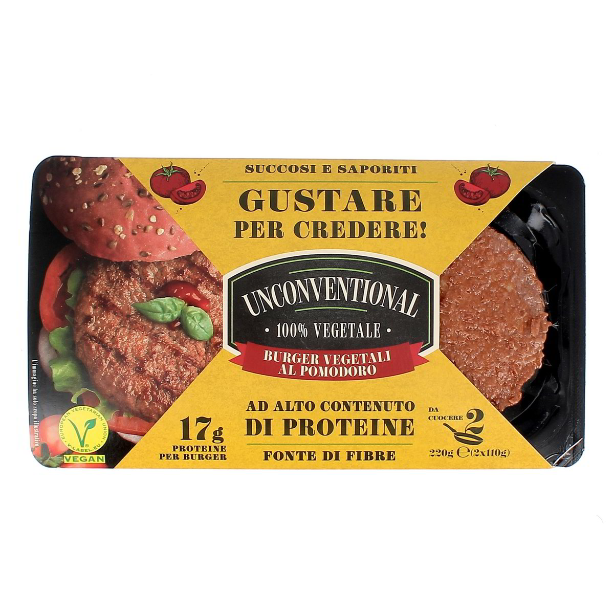 Unconventional Burger Vegetali Al Pomodoro 2x110 g